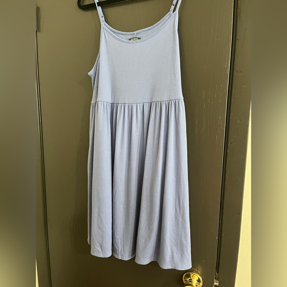 Wild fable blue tank dress, large